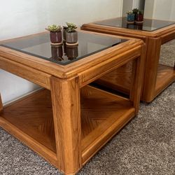 Refurbished Oak End Side Tables for Sale in San Diego CA OfferUp
