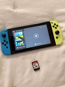 Nintendo Switch Bundle + Mario Game + Dock + Charger | Like New