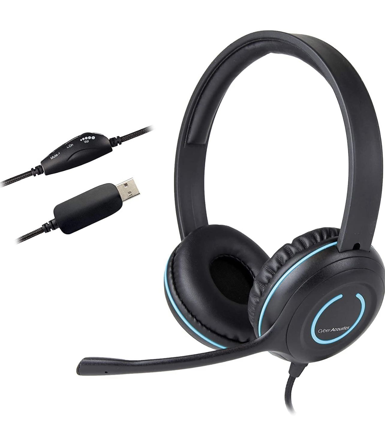 Cyber Acoustics Stereo USB Headset 