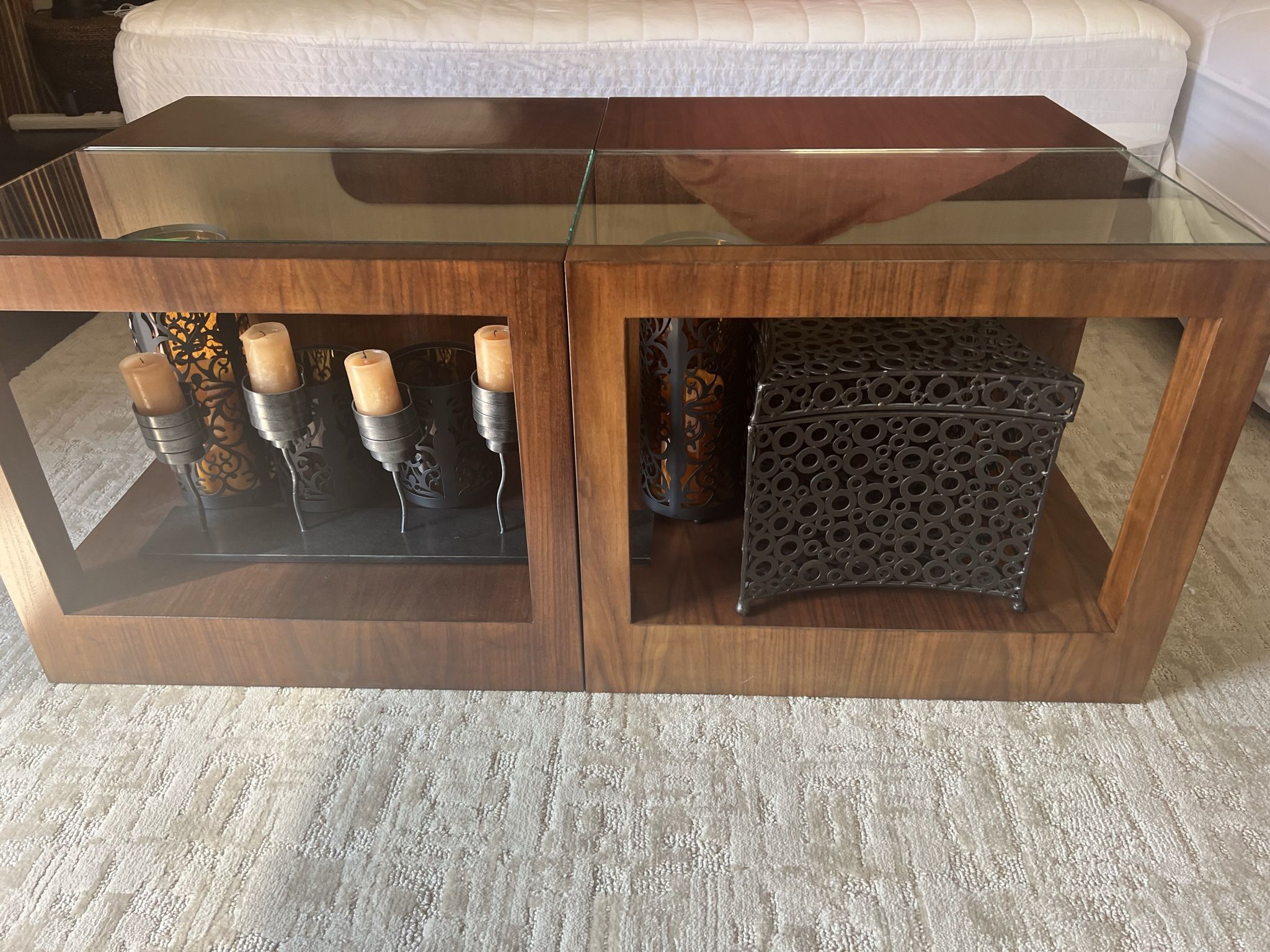 2 End Tables W/drawers & Coffee Table