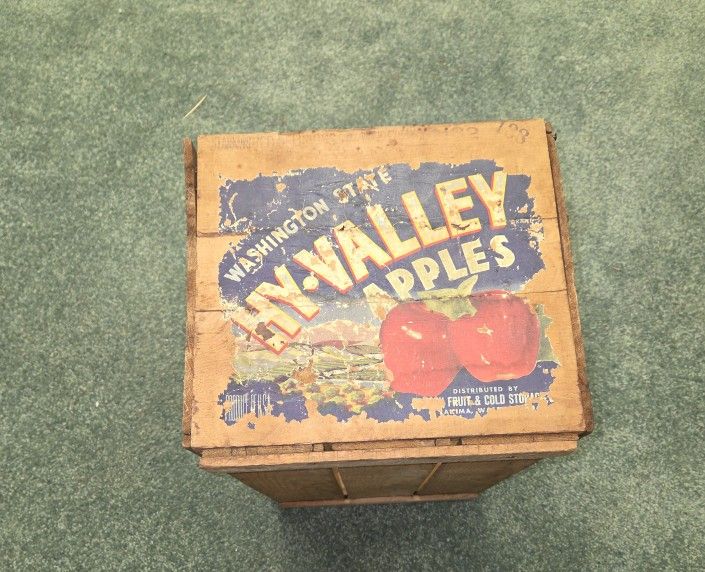 Vintage Apple Crate Box Crate