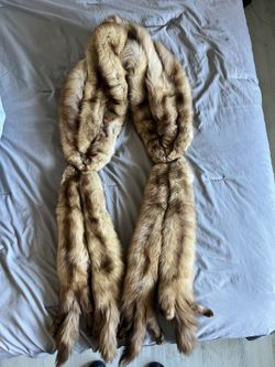 Authentic Mink Scarf Stole