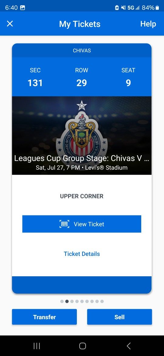 Chivas vs Earthquakes Tickets (2)