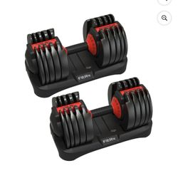 FitRx Adjustable Dumbbell Set