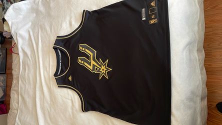 Authentic Adidas Kawhi Leonard Spurs Jersey black/gold