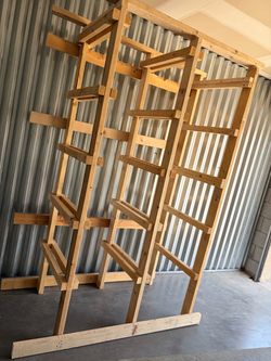 Large Wooden Storage Rack Frame
