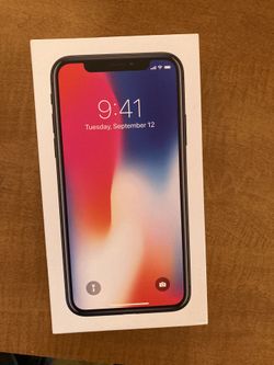 Iphone X Box and Accessories Only