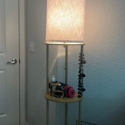lamp/ shelf