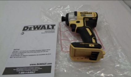 DEWALT 20V MAX BRUSHLESS 1/4" IMPACT DRIVER ( BARE TOOL) - NEW