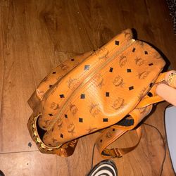 MCM Stark Side Studs Backpack In Visetos