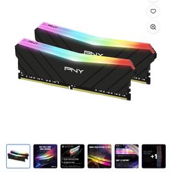 PNY 32GB (4x8GB) XLR8 Gaming EPIC-X RGB™ DDR4 3600MHz Desktop Memory Kit