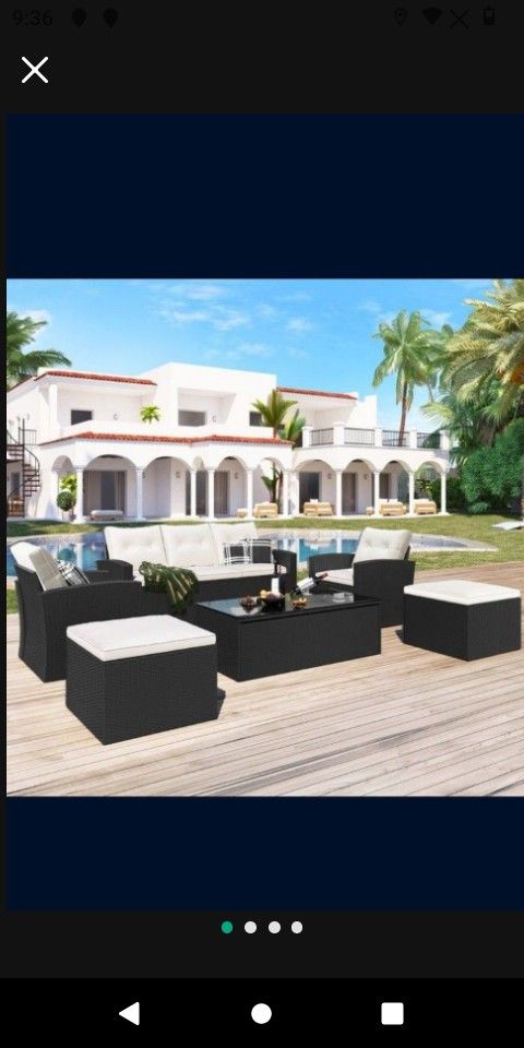 Brand New In The Box Four Boxes Assembly Is Required Patio Furniture Set Patio Chairs Patio Sofa Outdoor Furniture Outdoor Patio Furniture Set