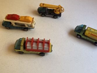 Neat vintage lot redline Hot Wheels Matchbox Kid Made custom cars heavy weights red lines