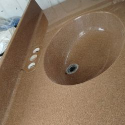 Light 🟤 Brown Marble Countertops For Bathroom 