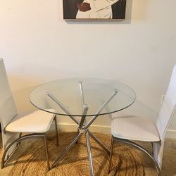 Dining Table With Two Chairs