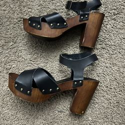 Wooden Heels 7.5