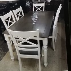 New 7 Pcs Dining Table Set Only $599