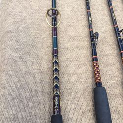 Various Rods, Most are Med.- Heavy, To Heavy.