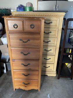 2 Piece Dresser Set Real Wood