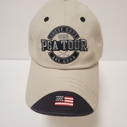 Gear for Sports PGA Tour 1968 Embroidered Hat Cap Khaki Golf These guys are good