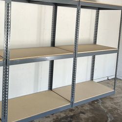 Garage Shelving 48 in W x 24 in D New Industrial Boltless Warehouse Racks Stronger Than Homedepot Lowes Costco Delivery Available