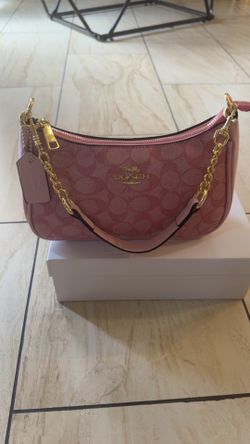 Pink coach bag