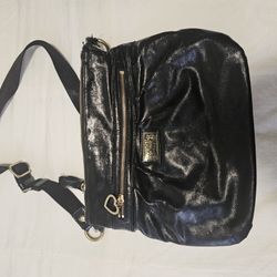Black Coach Strap Purse 