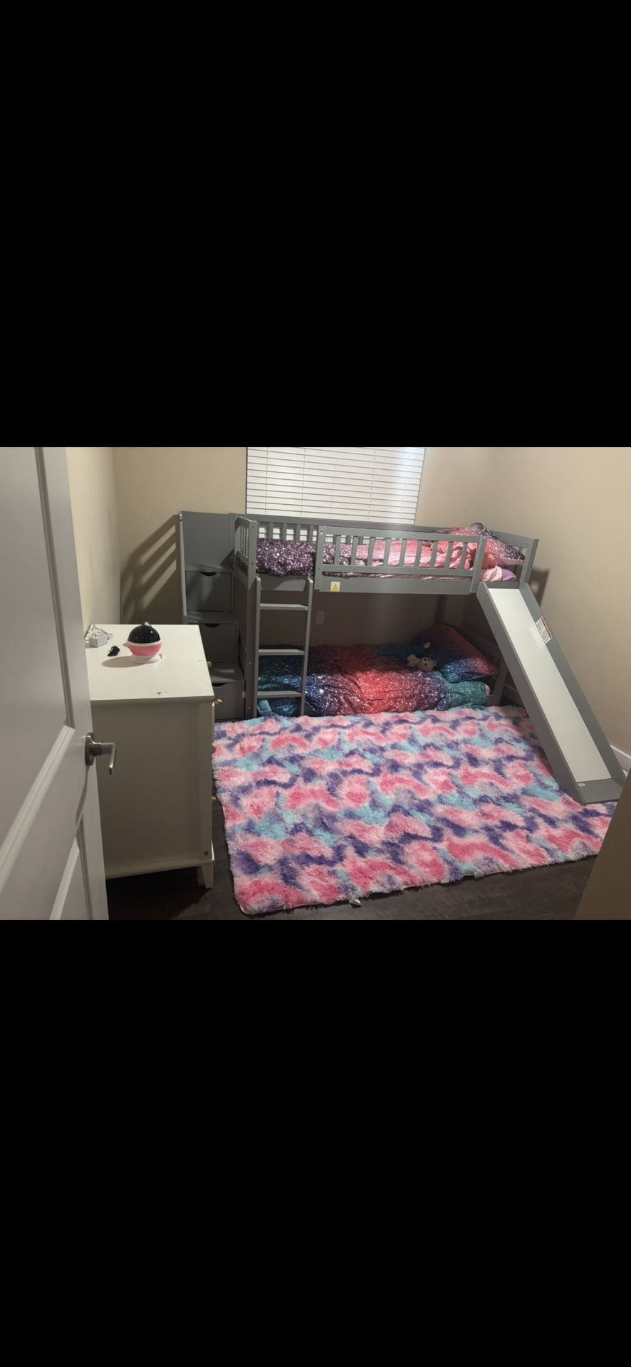 Twin Over Twin Bunk Bed Slide