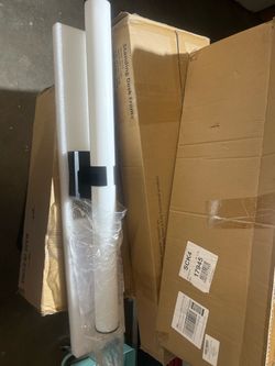 HAIXIANG Black LED Wall Sconces – 2 Pack – New