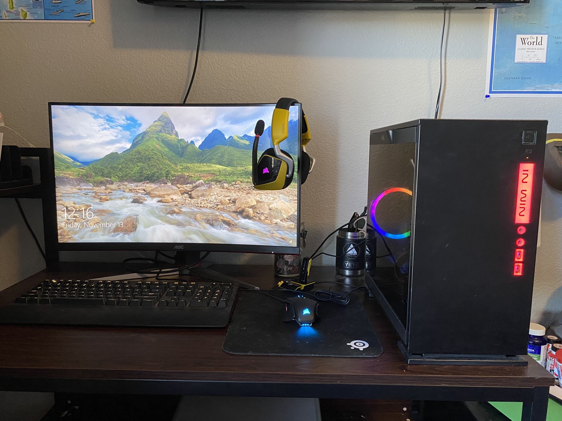 Entire PC gaming setup SKYTECH legacy mini