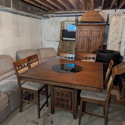 Dinning Room Table W/ Six Chairs 
