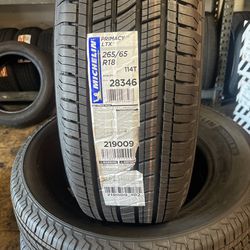 265/65/18 MICHELIN PRIMACY LTX $225 Each 