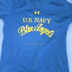 Under Armour U.S Navy Blue Angels T-shirt For Women