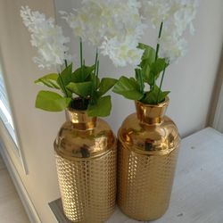 Gold Vases