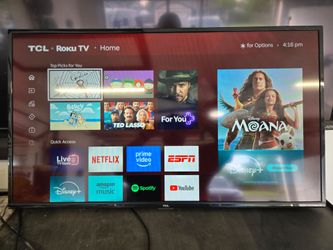 40" TCL Roku Smart TV