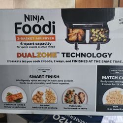 Ninja Foodi 2-Basket Air Fryer 6-Quart