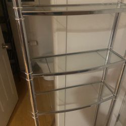 Glass Shelves/ Silver 