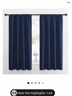 Blackout Curtains - Navy