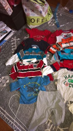 Boys, Long Sleeve Shirts Bag Of 11 Items