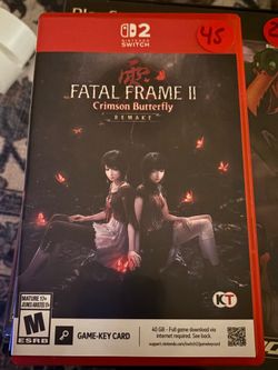 Fatal frame II Nintendo switch 2