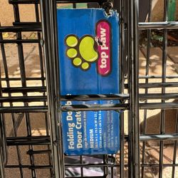 Top paw Folding Double Doors Crate