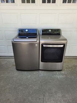 LG WASHER AND GAS DRYER