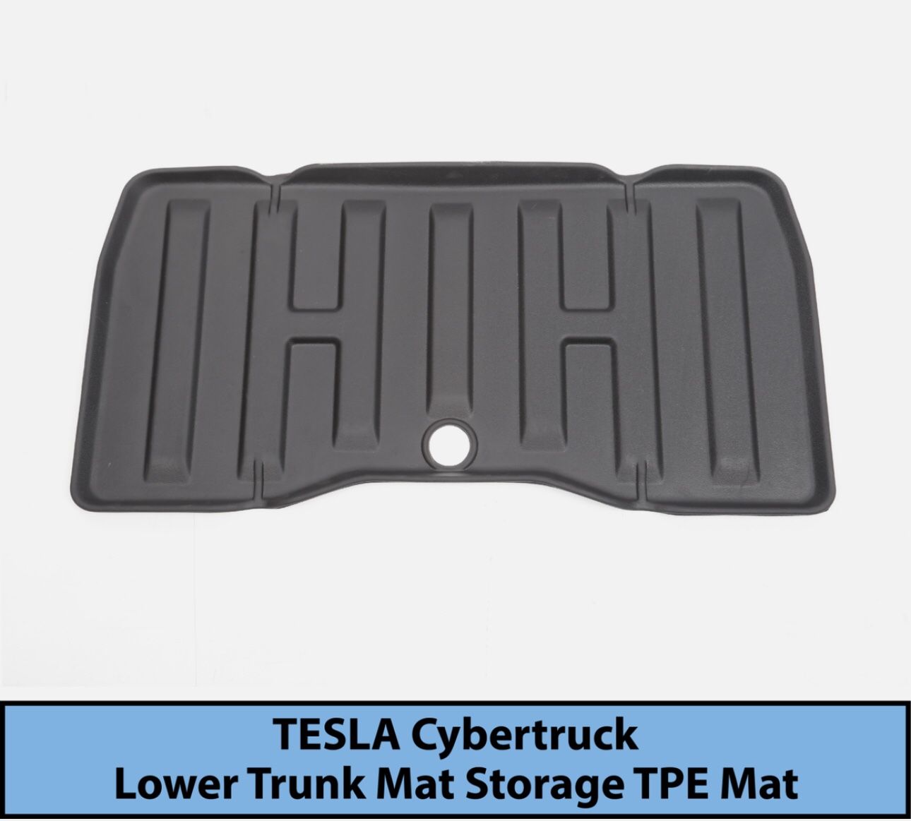 Tesla Cybertruck Lower Trunk Storage Mat Black TPE