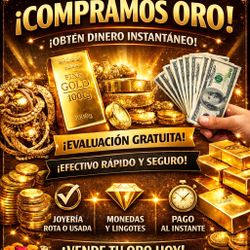 💰 ¡COMPRAMOS ORO – PAGAMOS EN EFECTIVO AL MOMENTO! 💰