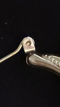 14 k gold hoop earrings