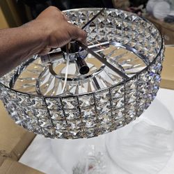 Round Crystal Prism Chandiler 