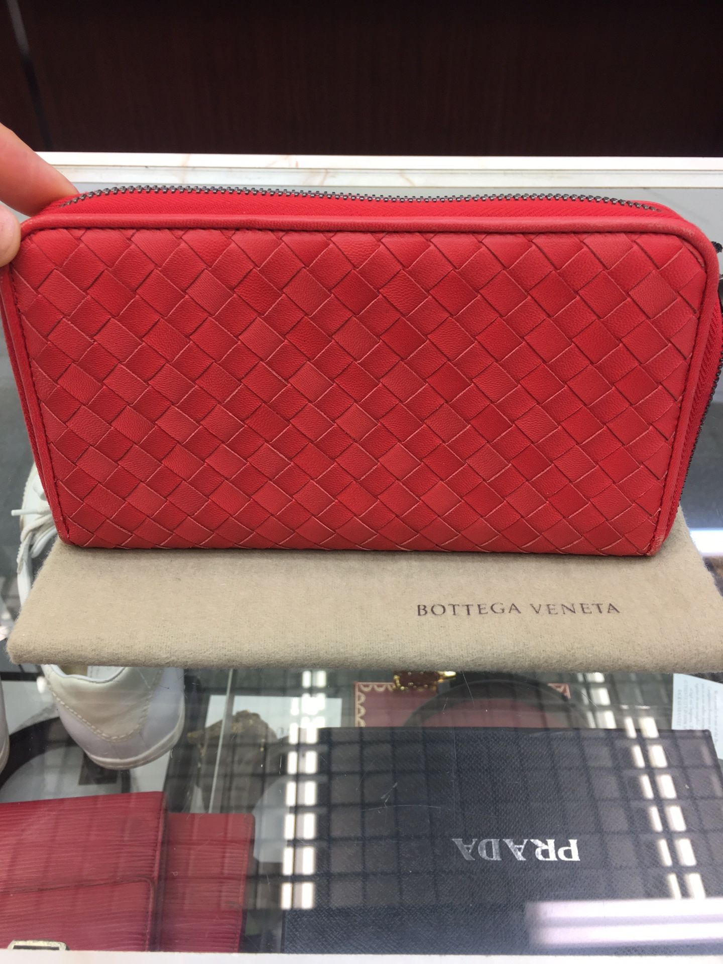 Bottega Veneta entreciato Wallet
