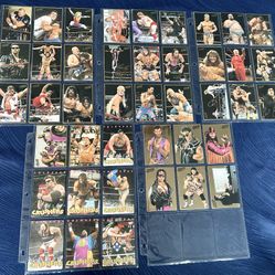 WWE Vintage 1994 WWF Action Packed Wrestling Trading Card Complete Card Set Rare