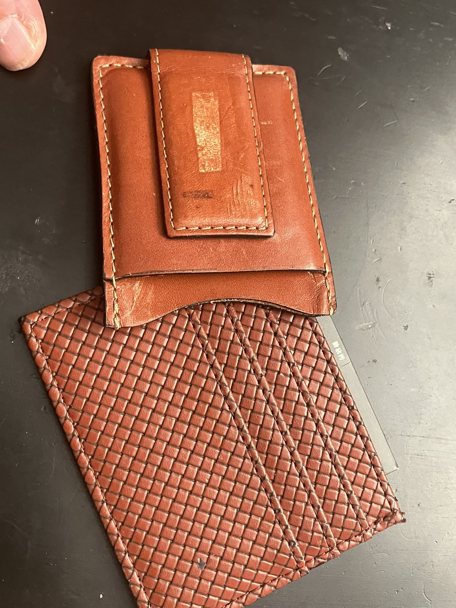 MENS GENUINE LEATHER WALLET W/BILL FOLD