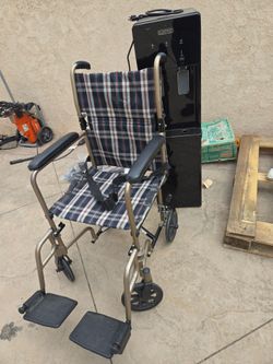 Transport Wheelchair as new foldable super light
